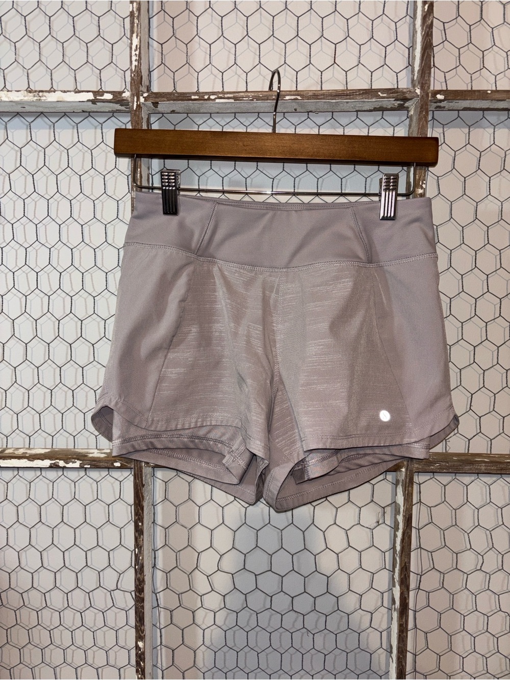Layer8 XS Lightweight Active shorts- Light Gray
